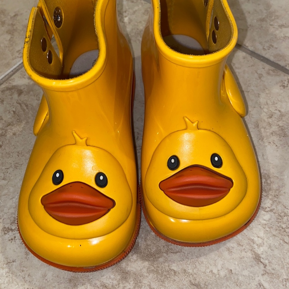 Mini Melissa 9 Duck Face Rain Boots